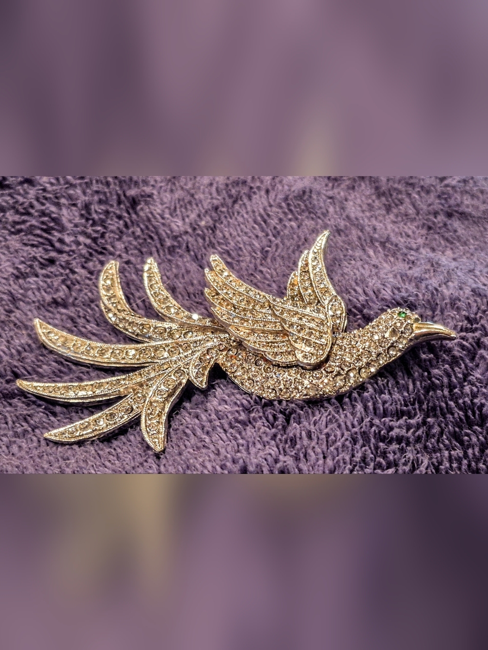 1930's Bird Of Paradise Brooch